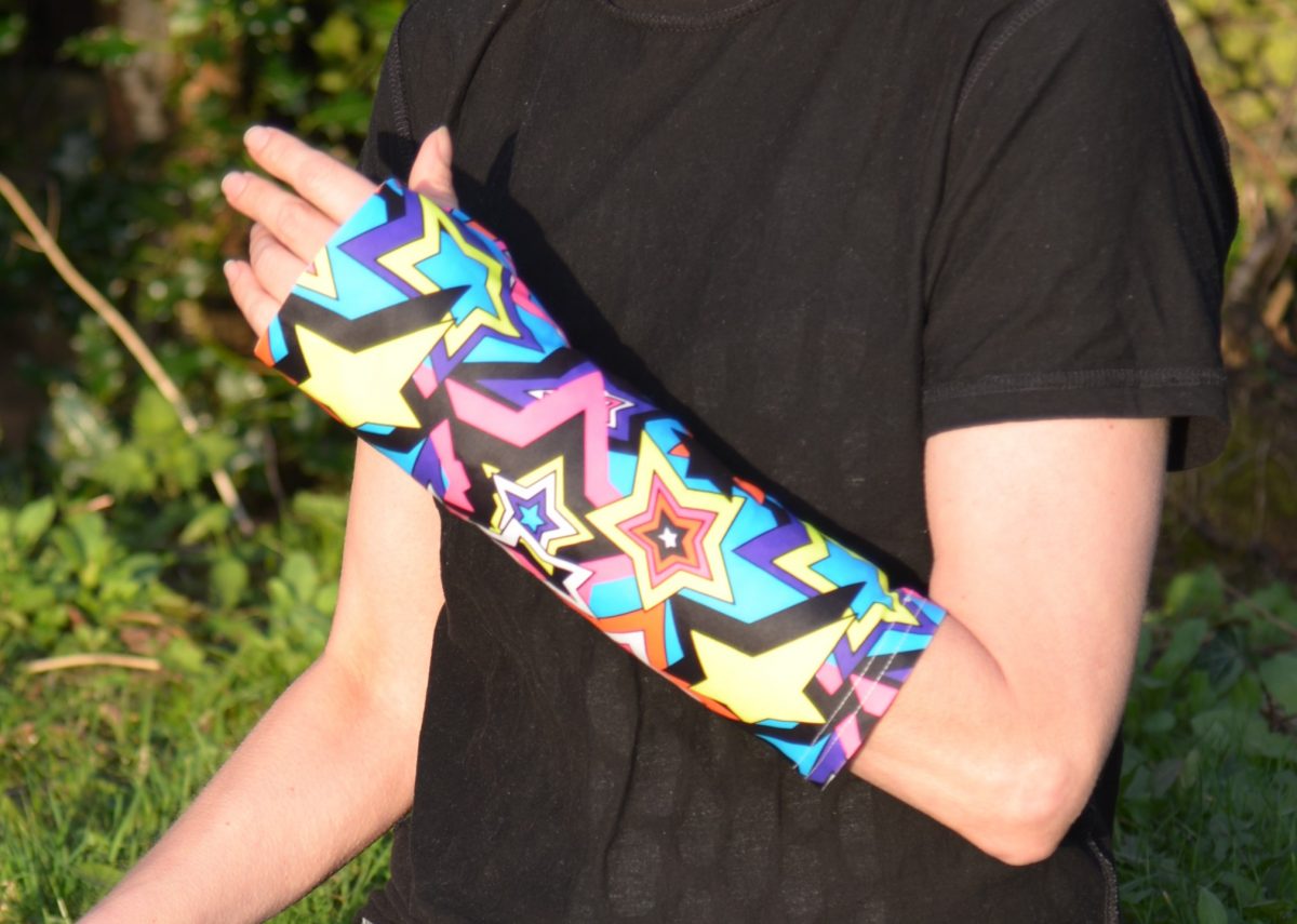 Brighten up your plaster cast with these funky cast covers