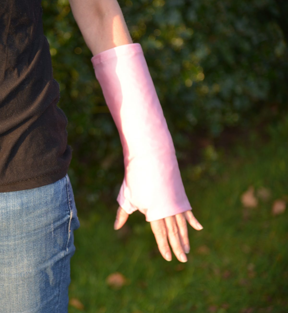 Arm cast cover soft pink Supersleeves cast covers