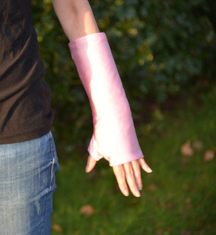 supersleeves arm cast cover soft pink