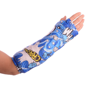 broken arm cast cover and protector